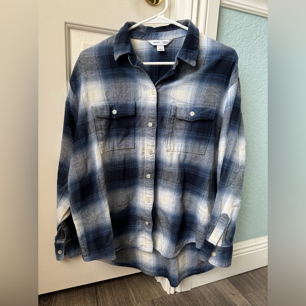 Old Navy Boyfriend Shirt Flannel